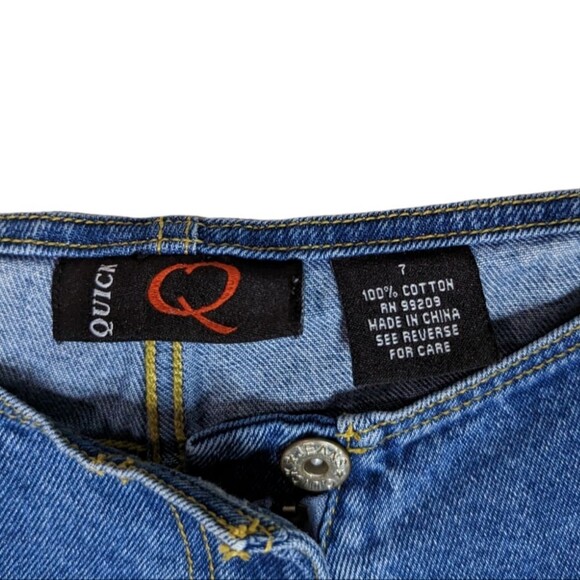 Women's Quick Jeans Y2K Flare Low Rise Jeans, Size 7 - Picture 4 of 7